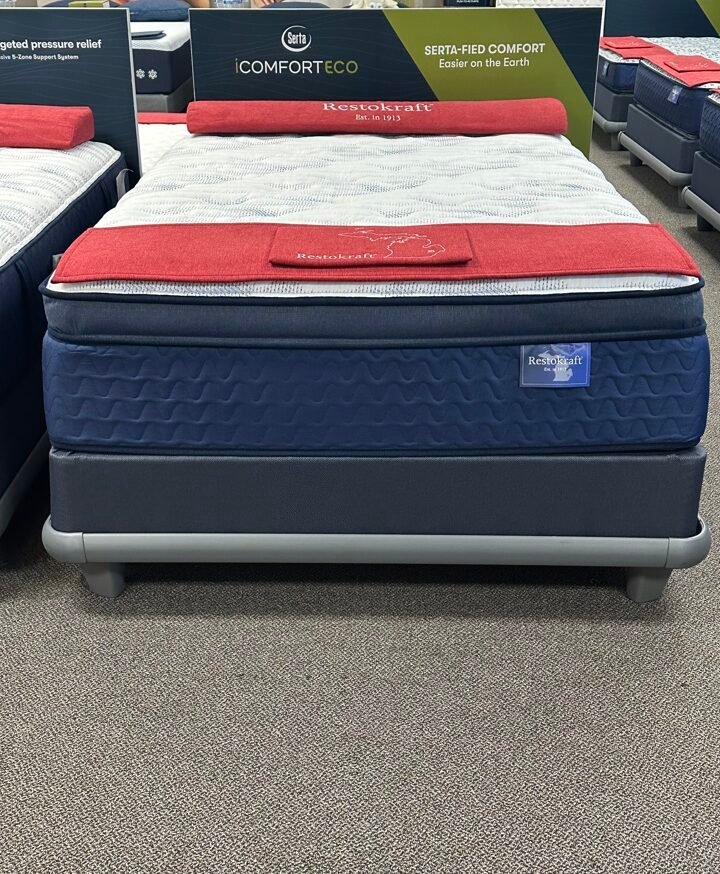 ALQOSH QUEEN SIZE SOFT PILLOW TOP MATTRESS.